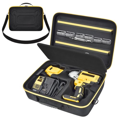 GWCASE Hard Shell Impact Wrench Case for DEWALT 20V MAX XR DCF900B/DCF900P1