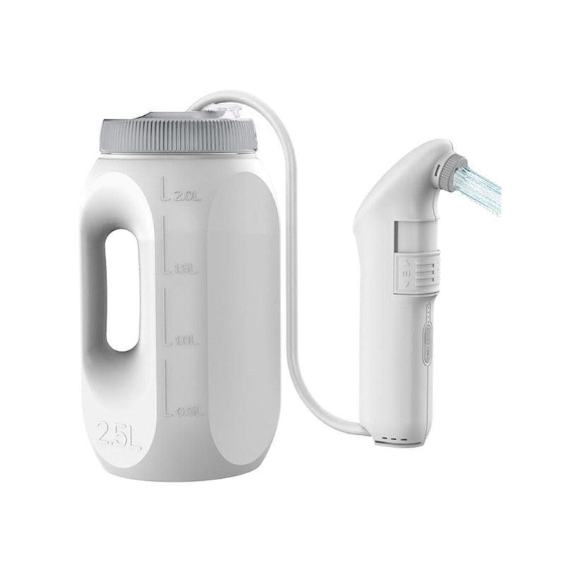 Electric Portable Bidet for Travel,Large Handheld Bidet Sprayer with 2.5L Peri Bottle,High Pressure Rechargeable,Portable Toilet Butt Washer for Women,Men,Elder,70-Minute Usage