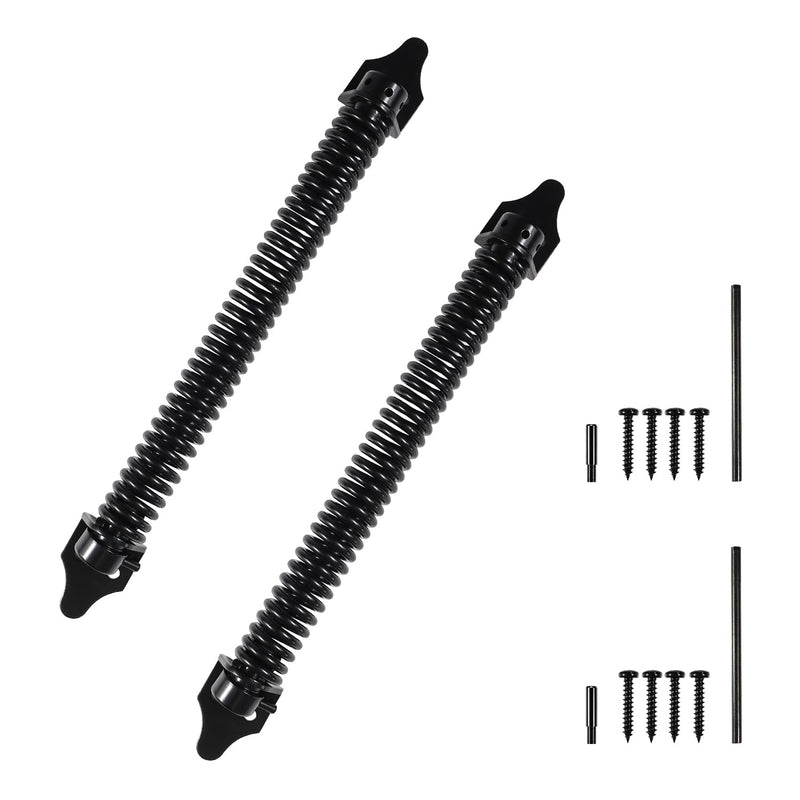 Gate Springs Self Closing Heavy Duty 14in Outdoor Gates Adjustable Tensioner Automatic Gate Closure - 2 Pack 2PACK