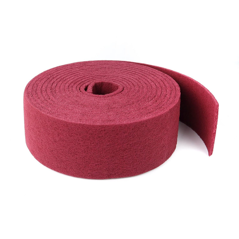 Maroon General Purpose Scuff Pads, Scuffing, Scouring Pad, Sanding, Paint Primer Prep Scratch - Surface Preparation Pad Car Auto Body Woodworking 7447-Premium, 5 Inches * 30 Feet Maroon