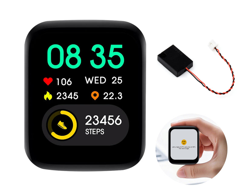 ESP32-C6 1.69inch Touch Display Development Board, 240x280 262K IPS LCD, Supports Wi-Fi 6 / BLE 5, 160MHz RISC-V Processor, ESP32 with Display, AI Speech, Support AI Voice Interaction, with Speaker