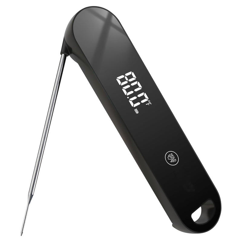 0.5 Second Instant Read Food Thermometer Professional Ultra Fast Meat Thermometer Digital Kitchen Thermometer for Cooking, Grill Thermometer, Waterproof IP67 BBQ Thermometer