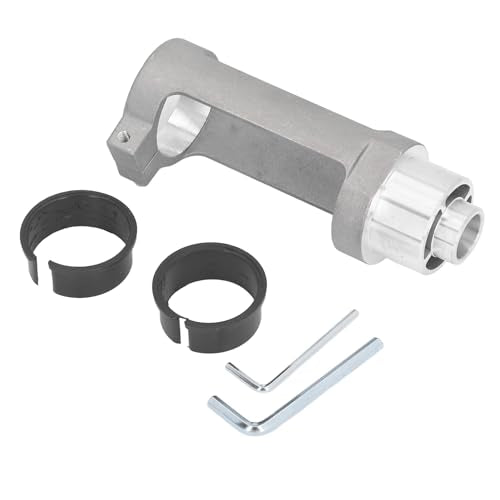 Yosoo Health Gear Square Hole Drill Bit Adapter Aluminum Alloy Invention Adapter for Hand Drill, 38 to 43 mm Diameter Wood, Quick Installation and Disassembly