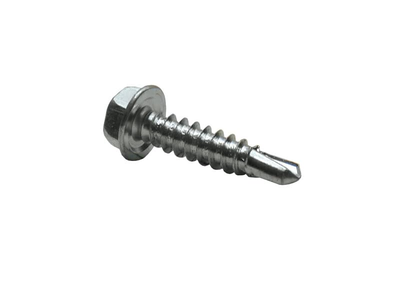 Self-Tapping Sheet Metal Screws - Size 8 x 3/4 in. - 1/4 in. Hex Head (1000/Pkg.)