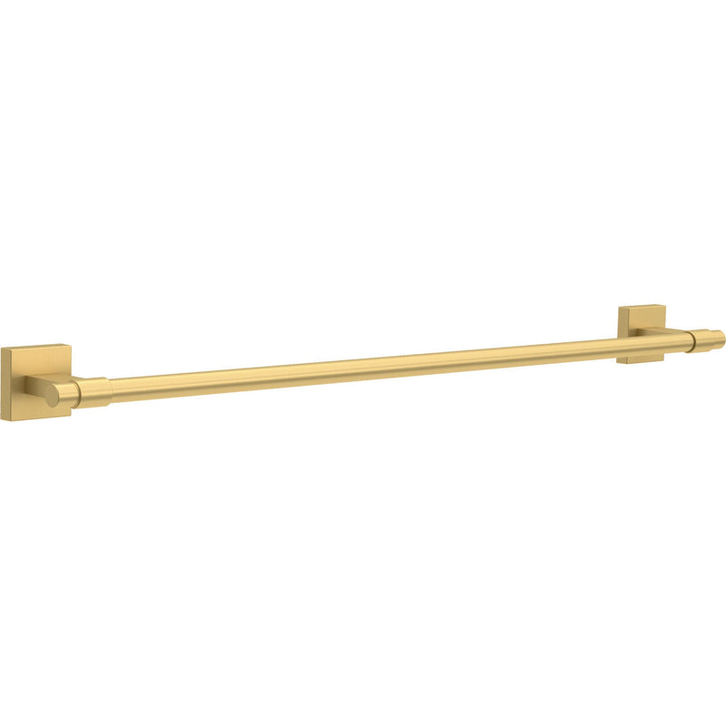 Franklin Brass Maxted (1-Pack) 24' Towel Rack for Bathroom, Modern Gold Bar Holder Wall Mounted Rod, Hardware | Accessories MAX24-MG 24 inch
