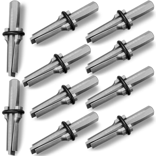 Gisafai 10 Pcs Rock Splitting Wedges, 5/8'' Wedge and Feather Shims 5/8 Inch
