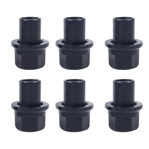 6 Pack Two-Piece 28mm Sleeve Wheel Lug Nuts Fit for Heavy Duty Semi Trucks 6