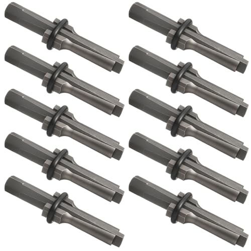 10 Pcs Rock Splitting Wedges 5/8" Wedge and Feathers Shims Set 5/8" 10