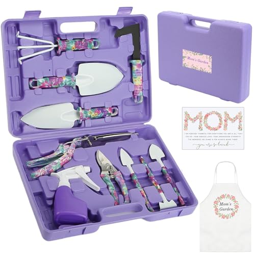 Gardening Gifts for Mom Kit, Garden Hand Tool Set for Women