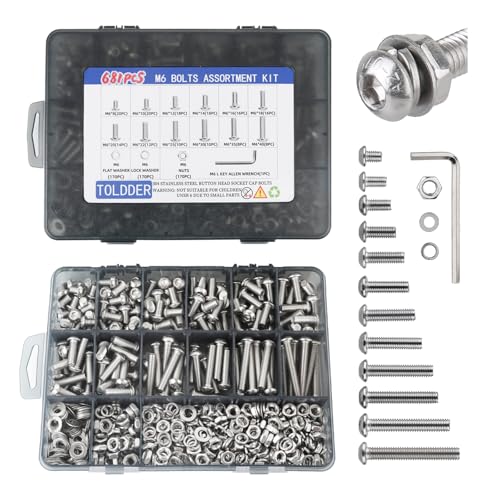 M6 Stainless Steel Bolt Assortment Kit