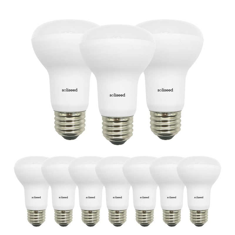 Soliseed CRI90, BR20 LED Bulbs Dimmable Bright Lights 13.5W 1470-lumen 5000K Daylight recessed Light Bulbs Ideal for 4/5/6-inch can Lights in Homes, Offices, and Senior Spaces, 10 Pack Daylight (5000k)