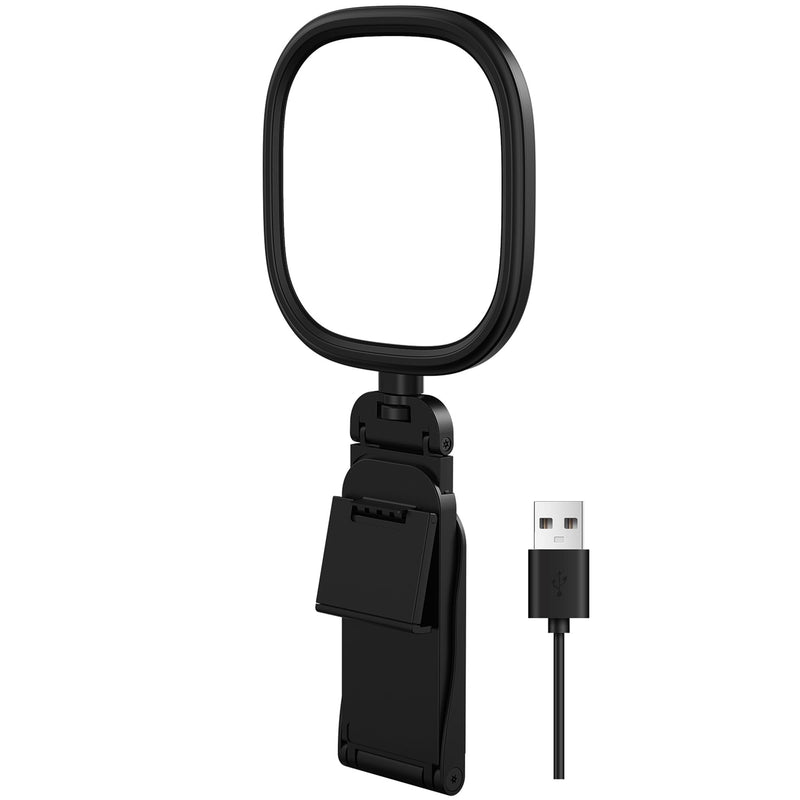 Ring Light for Desk, Laptop, Monitor & Phone – Soft Eye-Caring Webcam Light with 84 LEDs, 50 Modes, CRI 97.8+ for Zoom, Streaming, Video Calls, Remote Work – USB-Powered Selfie Light