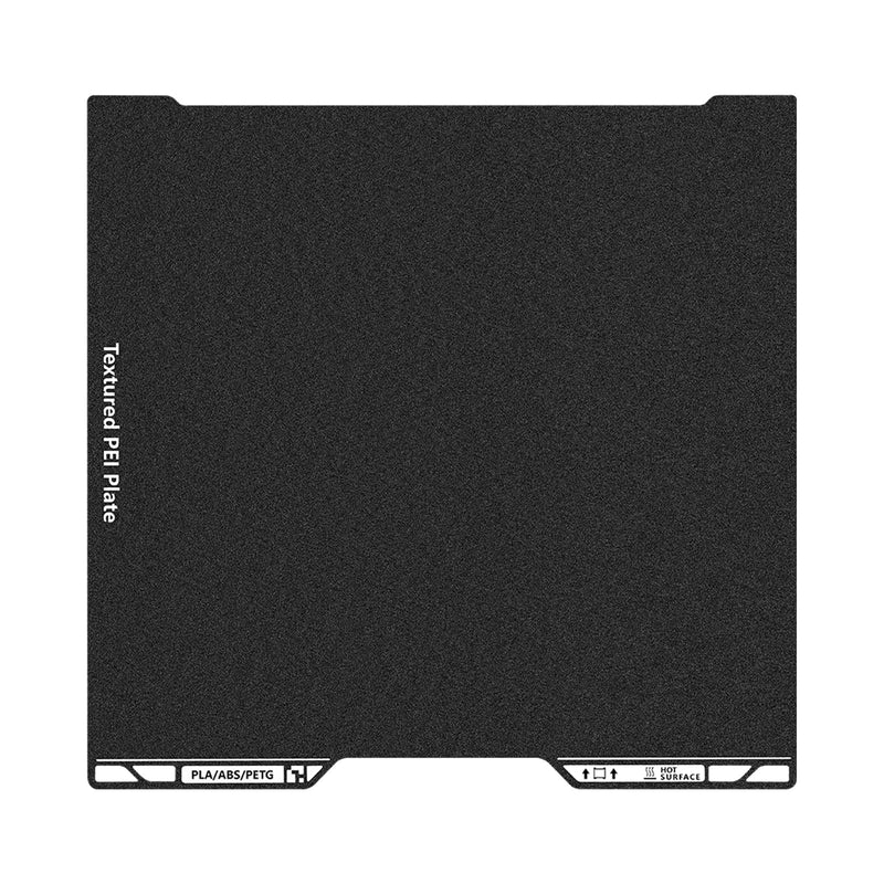 H2D PEI Build Plate, 3D Printer Double Sided Black Textured PEI Platform with Identification Code for Bambu Lab H2D/H2S 355x346mm Black PEI