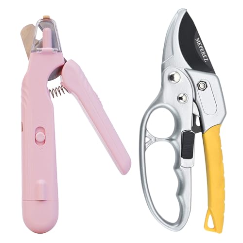 Professional pet nail clippers & garden pruning shears set