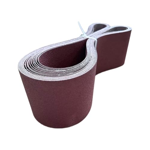 6x89 Inch Sanding Belts, 2Pcs 80 Grit Aluminum Oxide Abrasive Belts Multi-Grit Assortment for Wood & Metal Sanding/Polishing (2, 6x89 In-80Grit) 6x89“80Grit 2