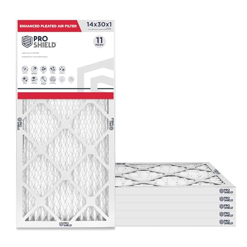 14x30x1 MERV 11 Pleated Filter 6 Pack 14" x 30" x 1"