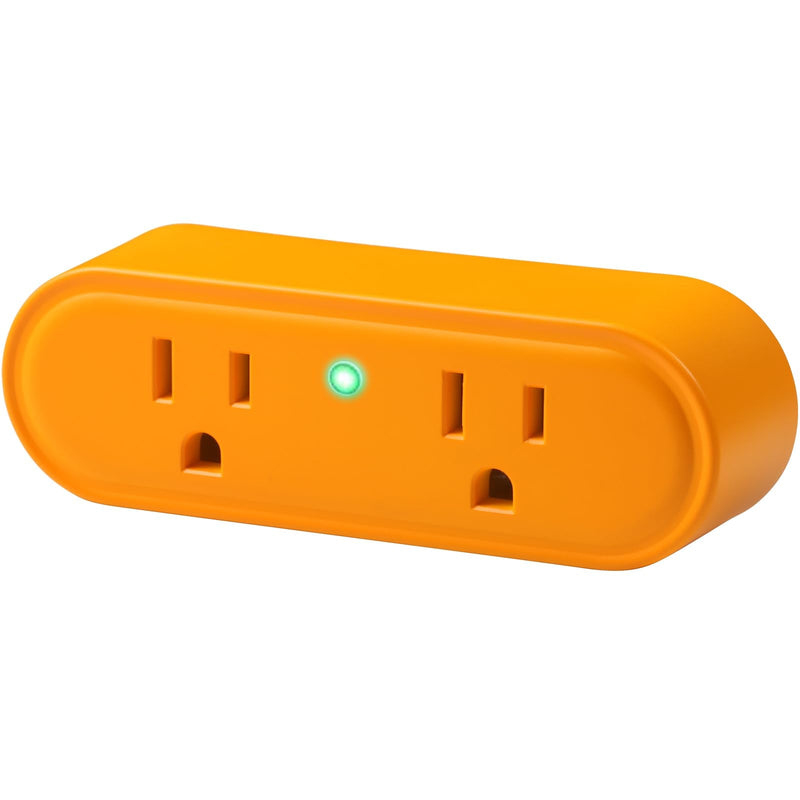 Thermostatically Controlled Outlet: Automatically Turn on Below 32℉, Turn Off Above 47℉ Unnecessary to Turn Off Power Manually in Cold Winter Cube 3 Pack (Aurantium) Orange