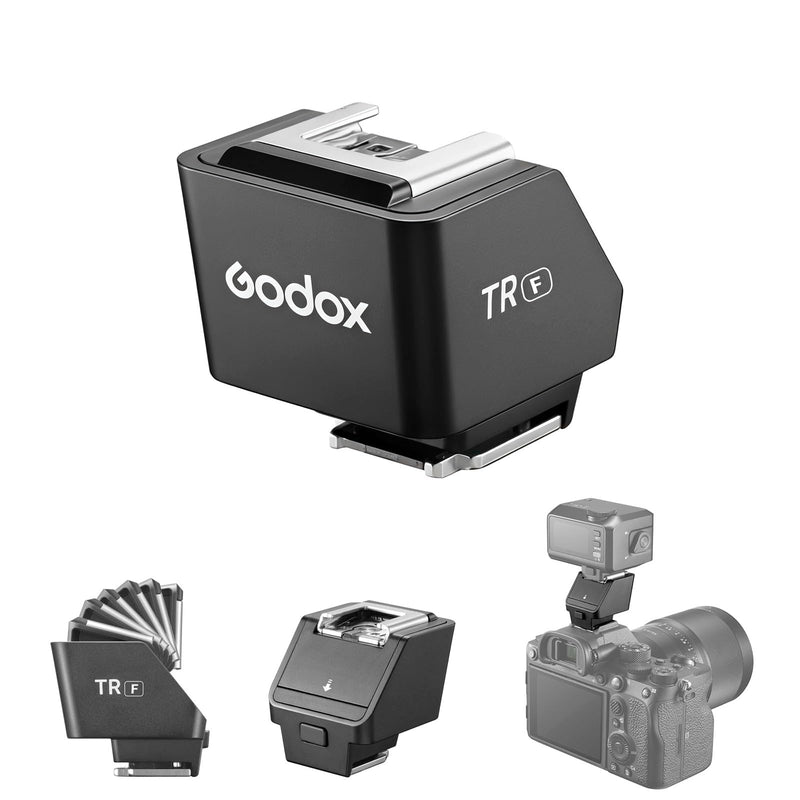 Godox TR TTL Hot Shoe Riser for Fujifilm Cameras,0-90° Angle Adjustment,30mm Height Increase, Reduce Lens Shadow Compatible with Godox iT30 Pro F,iT20 F,iT22 F,iM30,iM20,iM22 Mini Flash