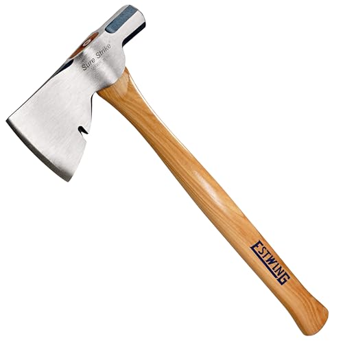 ESTWING Rigger's Axe, 16" Hammer and Axe Combo, MRWR Hickory Handle