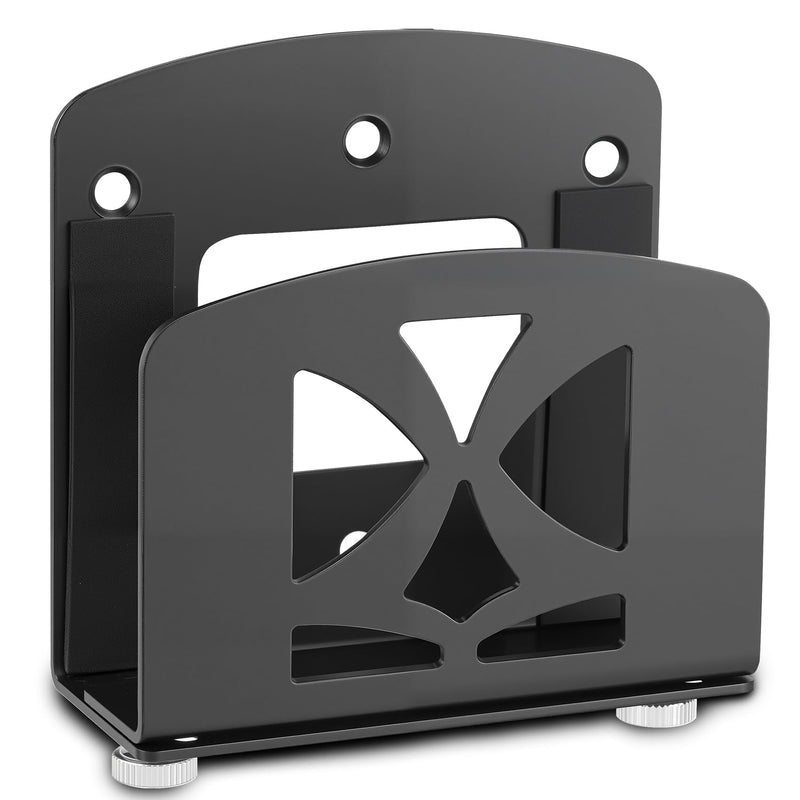 Cable Box Mount,Adjustable Small Device Wall Mount Holder or VESA Mount Behind The Monitor for Apple TV,ROKU,Router,Modem and Other Media Players