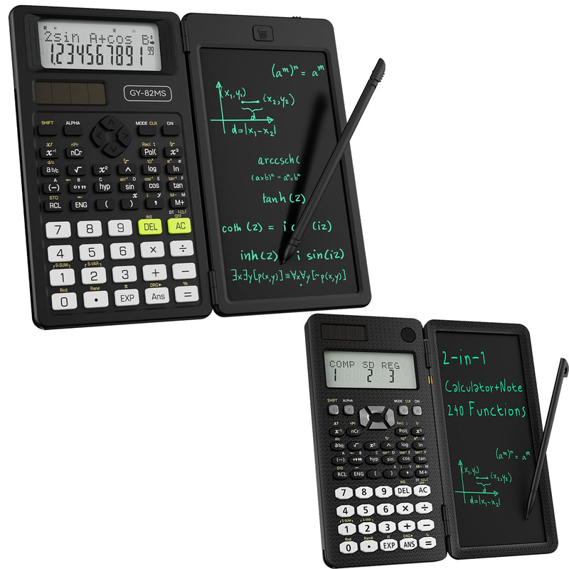82 MS Scientific Calculator for School with Notepad * 2