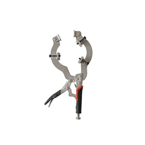 Xiao & Dao Pro Locking C-Clamp,Pipe and Tube Clamp With 3 Pads,2 to 4 in,Steel Pipe Alignment Tool 13'' (1-pack) (1) 1