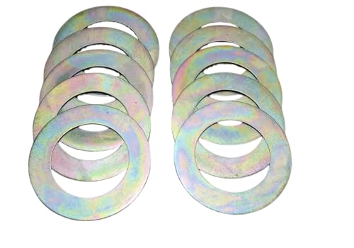 Bucket Pin Shims Spacer Size 130 mm x 90 mm x 2 mm Set of 10 Pcs Fits and Compatible with Various Earthmoving Machines and Excavator Machine