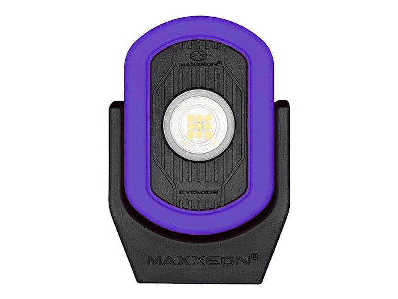 Maxxeon MXN00816 Cyclops Rechargeable Work Light - Purple