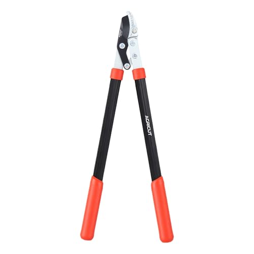 AGRICUT 21" Garden Loppers Anvil - Loppers for Tree Trimming Heavy duty 1.5" Cut Capacity Branch Cutter with Sharp High Carbon Steel Blade for Cutting Branches 21" Lopper
