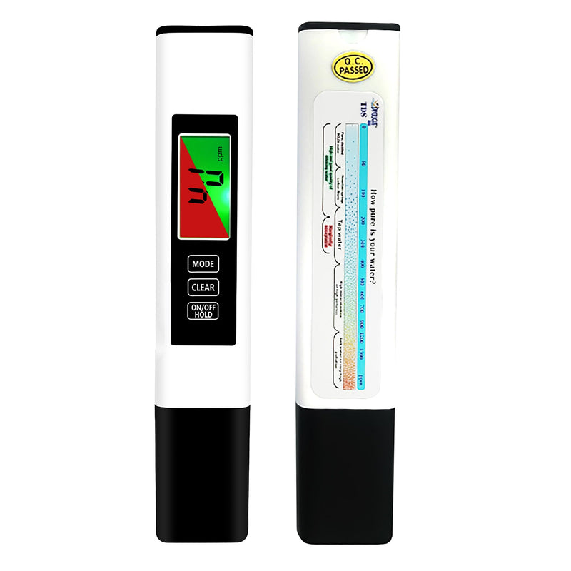 4 in 1 TDS Meter Digital Water Tester - Professional Testing for Drinking Water, RO/DI System, Aquariums, etc, Accurate and Reliable TDS EC & Temp(°C,°F) Meter - 0-9990ppm - New 2025 3 in 1 liquid tester