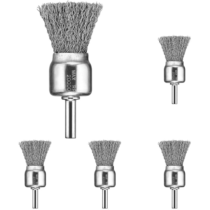 DeWalt Accessories DW4901 1" Crimp End Wire Brush (Pack of 5) 1 inch (Pack of 5)