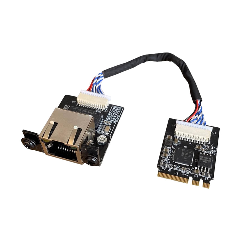 youyeetoo i226-V Gigabit 2.5G Ethernet Server NIC Card - M.2 Interface for Enhanced Network Speeds,Support youyeetoo X1 X86 SBC, 10/100/1000/2500 Mbps RJ45 LAN (M.2 A + E Key,15CM) M.2 A + E Key 15CM