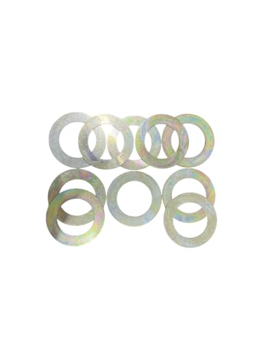Bucket Pin Shims Spacer Washer 135mm x 80mm x 2mm - Set of 10, Compatible with Earthmoving Machines and Excavators - Durable Replacement Parts for Enhanced Performance