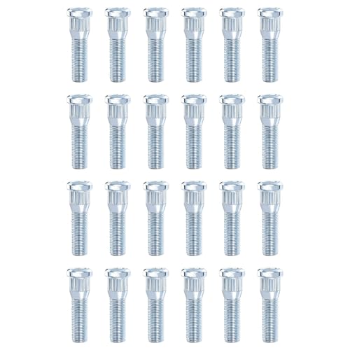 1/2-20 UNF Thread Wheel Stud,Trailer Lug Studs Supports 2000 to 7000lb Axle 24PCS 1/2"-20 Wheel Studs