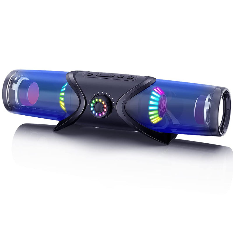 Computer Speakers,Bluetooth SoundBar,Computer Speakers for Desktop Monitor with RGB Light,PC Speakers with Subwoofer,USB Powered Sound Bar for Laptop 3.5mm Headphone Jack