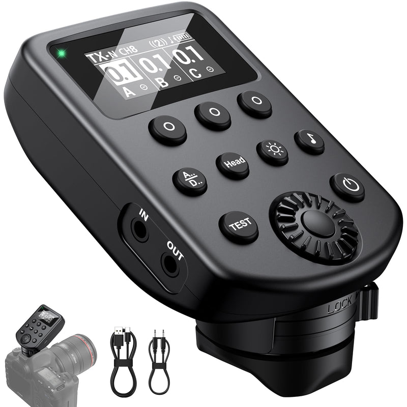 AODELAN Wireless Flash Trigger Compatible with Profoto Air1 and Air2, for Canon, for Sony, for Nikon, for Olympus,for Fujifilm Cameras 650FT Remote Control 100 Channels 6 Groups,Replaces Connect Pro