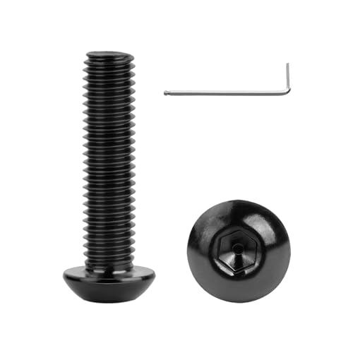 M10x40mm Button Head Socket Cap Screws Bolts 50pcs HS/JXLS-04 M10x40mm