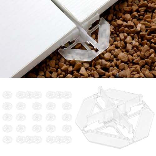 Thyle 100Pcs 1/8"(3mm) Outdoor Spacers for Tile and Paver Cross Tile Spacer