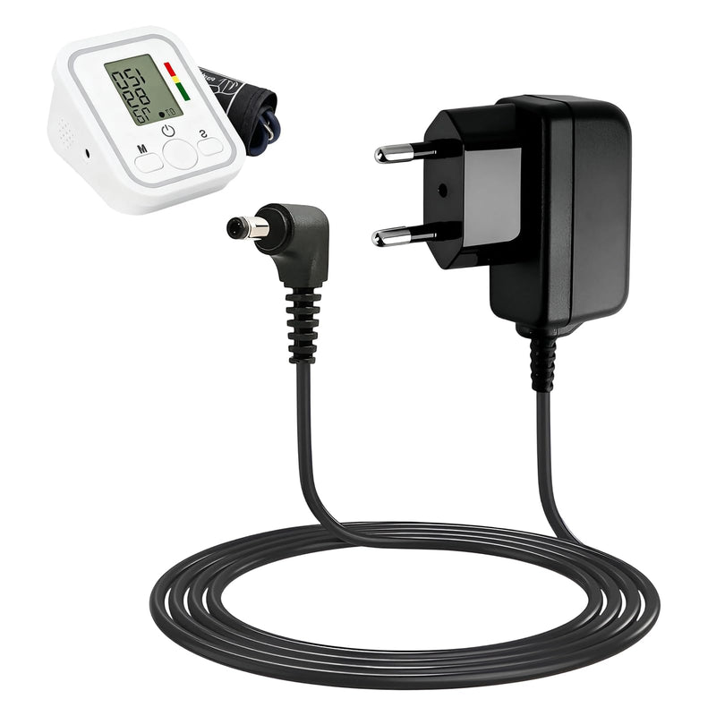 6 V Power Supply Charger Compatible with Omron M2 Basic, M3/M3 Comfort, M4 | für Intelli IT, M7 Intelli IT, hhp-cm01 M400/700, X2/X2 Basic X3/6 Comfort X4/7 Smart, AC Netzadapter Blutdruckmessgeräten