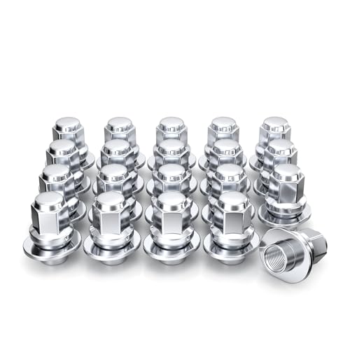 White Knight 1/2"-20 Chrome ET Bulge Lug Nut - 7804-20AM (20 Pack) 20 Pack