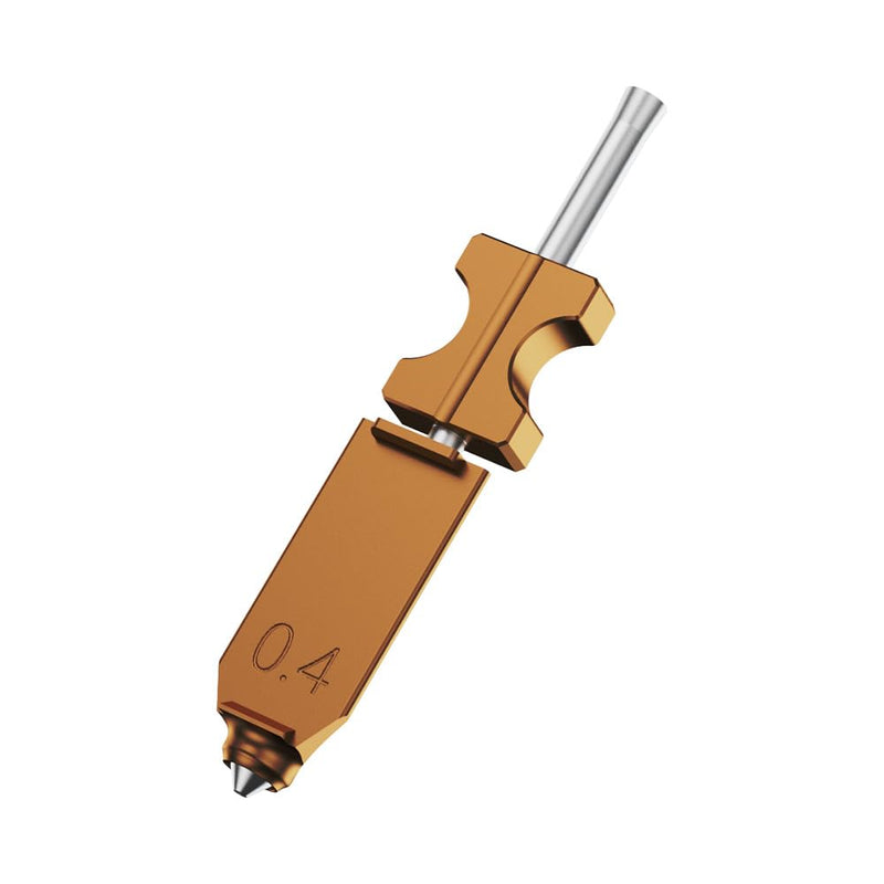 FLASHFORGE AD5X 3D Printer 0.4mm Nozzle Assembly, 30S Quick-Detachable Nozzle,Max 300℃ High Temperature & High Flow 32mm³/s Nozzle for AD5X 3D Printers 0.4mm for AD5X