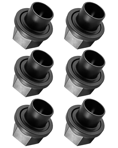 6Pcs 19mm Sleeve Flanged Wheel Lug Nuts M22x1.5 Hex 33mm Fit for Heavy Duty