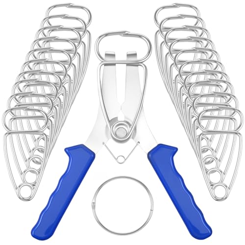 Miter Spring Clamps and Pliers Kit for Woodworking Picture Frames Blue 23