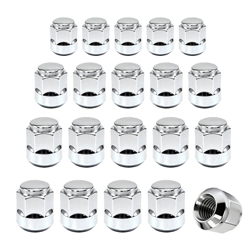 M12-1.50 Wheel Lug Nuts Direct fit for Multiple Honda CR-V CR-Z CRX Civic Accord Fit Insight Element Prelude S2000 Wagovan & Acura CL EL RL TL ILX MDX NSX RSX TLX Legend, 20-PC Set