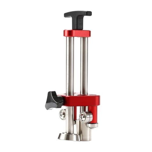 Sheet Metal Roller 1 Station Metal Bender， Metal Roofing Tools，Sheet Metal Fabrication，0-100° Bending Range，Quick setup, lightweight and highly portable (5in) Red