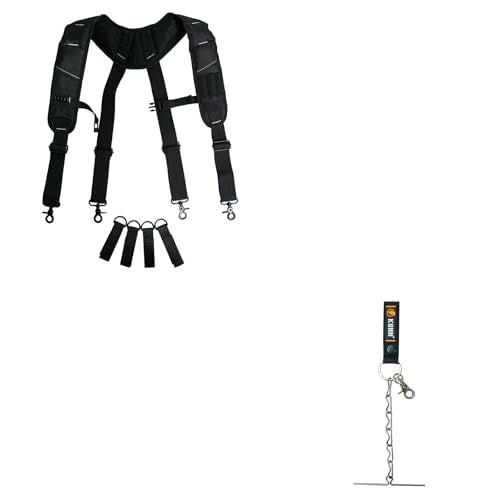 KUNN Tool Belt Suspenders & Electrical Tape Holder
