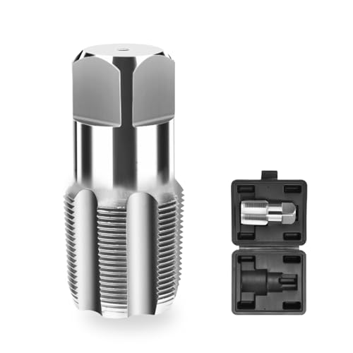 1-1/2 Carbon Steel NPT Tap, NPT Pipe Tap for Accurate Threads Plumbing