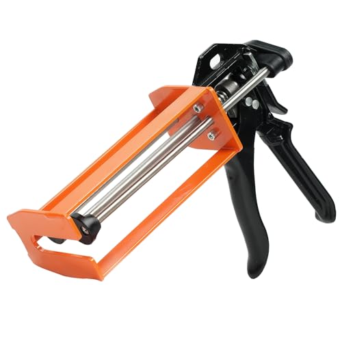 Epoxy Gun Dual Cartridge 200 ml / 215 ml (1:1 & 2:1), Manual 2 Part Epoxy Gun for Panel Bonding Adhesive, Fillers, Structural Epoxy, Plastic & Fiberglass Repair 200ML/215ML(1:1&2:1)