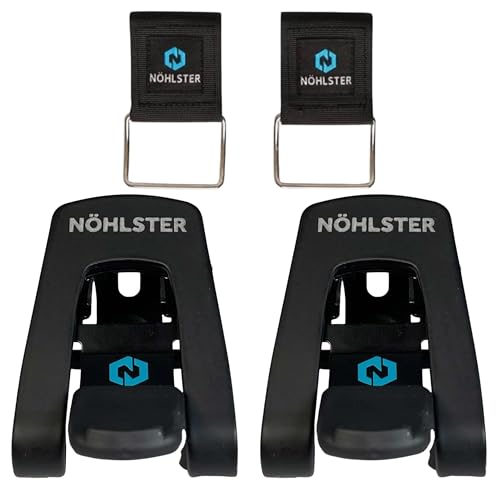 Nöhlster Pro Bundle – 2 Nöhlster Locking Tool Clips + 2 Arc-Ring Belt Anchors. Climb with Tools Worry-Free and unrestricted by Vendor-Specific “Holsters”