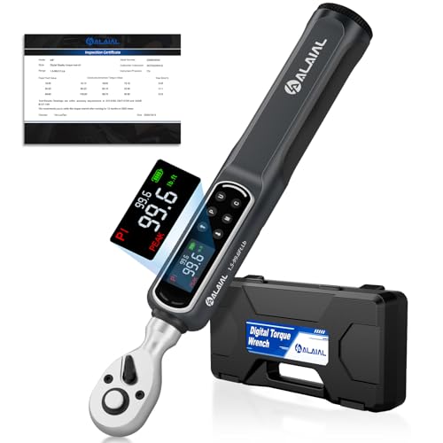 Digital Torque Wrench 3/8 Drive, 1.5-99.6 ft-lb ±2% Accuracy 1.5-99.6Ft.Lb/2-135Nm-3/8"